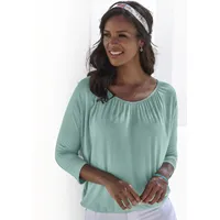 LASCANA 3/4-Arm-Shirt Damen mint Gr.32/34
