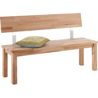 Carryhome Sitzbank, Kernbuche, Holz, Kernbuche, massiv, 4-Sitzer, 180x83x53 cm, Typenauswahl, Holzmöbel, Sitzgelegenheiten Holz, Holzbänke