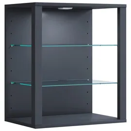 VCM GlasolSW Vitrinenschrank wandhängend Anthrazit