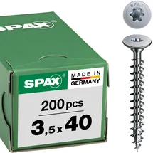 SPAX Flachrückwandkopf 3,5 x 40 mm 200 Stück