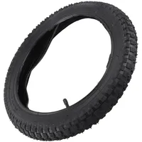 Asixxsix 16 X 2,4 Innenschlauch und Reifen-Set, Gummi-Anti-Rutsch-Fahrradschläuche, Innen-Außenreifen, Verschleißfeste Fahrradreifenschläuche, Innen-Außenreifen-Ersatz