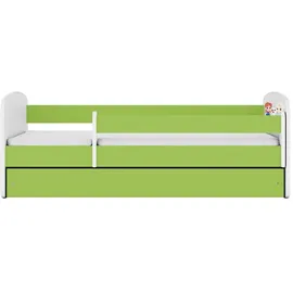 raumhirsch furniture Kinderbett 80 x 160 cm Holzwerkstoff grün