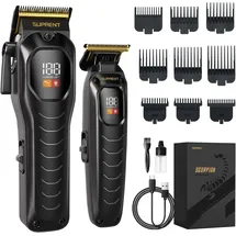 SUPRENT Profi Haarschneidemaschine Set Schwarz