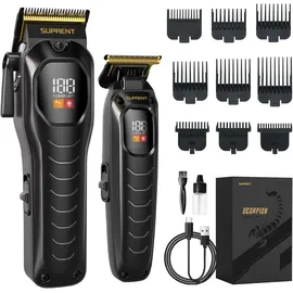 SUPRENT Profi Haarschneidemaschine Set Schwarz