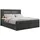 MKS Boxbett, GOLD-5 Led, 160/200 Dunkelgrau Struktur - H4