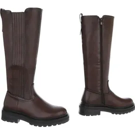 Ital-Design Plateaustiefel Damen Braun 37