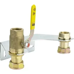 comfort-Zweirohr-Gaszähler-Montageein- heit G2116CS Rp1 Messing