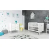 Babymöbel-Set TICAA Blanka, weiß, B/H: 70cm x 140cm, Schlafzimmermöbel-Sets, Bett + Wickelkommode