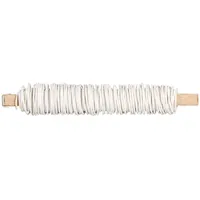 Rayher Papierdraht Basteldraht 0,55 mm 20 m weiß