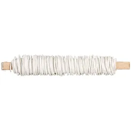 Rayher Papierdraht Basteldraht 0,55 mm 20 m weiß