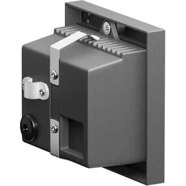 ledscom.de LED Wandeinbauleuchte NOLA, Downlight für außen, IP54, anthrazit matt, 90 x 90mm, kaltweiß