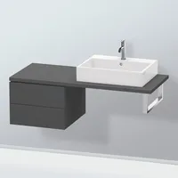 Duravit L-Cube Seitenschrank, 2 Auszüge, LC583704949,