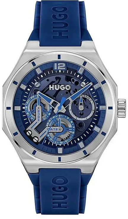 Hugo Herrenuhr #Grail Skeleton 1530375 - silber