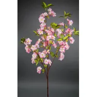 Seidenblumen Roß Kirschblütenzweig 105cm dunkel-rosa ZF Kunstblumen Seidenblumen künstliche