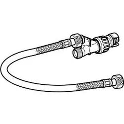 Geberit Panzerschlauch zu UP-SPK Sigma 12 cm 242824001 zu UP-SPK Sigma 12 cm