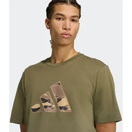 adidas CAMO LOGO GRAFIK grün M