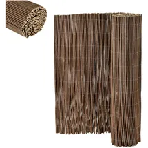 casa.pro Sichtschutzmatte 180 x 500 cm Braun Weide