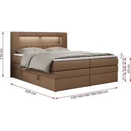 MKS Gold-5-King 180 x 200 cm H3 Braun