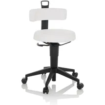 HJH Office Top Work Flex PU Kunstleder Weiß