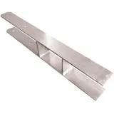 Karibu H-Pfostenanker 60 cm Stahl Silber