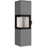 Hajduk Kaminofen Pixel XXL | 7 kW | rechteckiger Kaminofen | Grau
