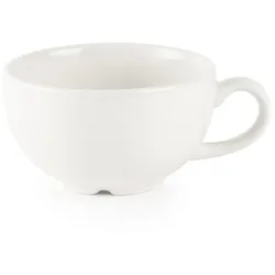 Gastronoble Unifarbene weiße Cappuccinotassen Churchill 200ml - 24er-Set