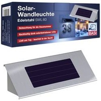 Basi SWL 60 7300-0022 Solar-Wandlampe Kaltweiß Edelstahl