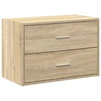 VidaXL Schrank mit 2 Schubladen Sonoma-Eiche 60x31x40cm Holzwerkstoff