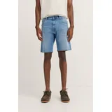 Bugatti Bermudas im Used-Wash-Design blau 56