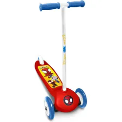 Kinderroller 3 Räder Spider-Man blau|rot NO SIZE