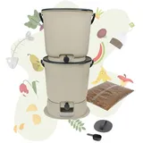 Skaza Exceeding Expectations Skaza Biomülleimer Bokashi Essential 2er Set cremeweiß,