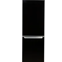 Hanseatic HKGK14349DBI Kühl-Gefrierkombination (175 l, 1430 mm hoch, Schwarz/Edelstahl)