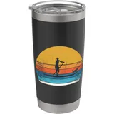 SUP Surf mit Hund Stand Up Paddle Board Paddle Board SUP Doppelwandiger Edelstahl-Thermobecher