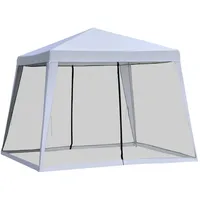 Outsunny Pavillon mit Moskitonetz 300 x 300 x 235