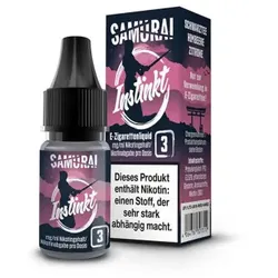 Instinkt 10ml Liquid by Samurai Vaping 10ml / 3mg