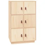 vidaXL Highboard 67x40x108,5 cm Massivholz Kiefer