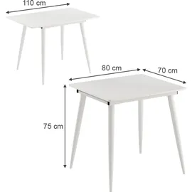 Vicco Beaver 80 x 70 cm weiß