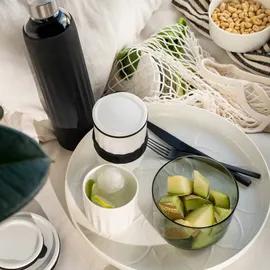 Villeroy & Boch Glas-Trinkflasche To Go & To Stay Schwarz 1 l