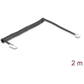 DeLock Telefon (analog) Anschlusskabel 2m Schwarz