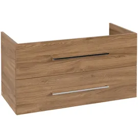 Villeroy & Boch Waschtischunterschrank 2 Auszüge 97,6 x 51,4 x 48,4 cm Kansas Oak