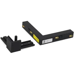 L-Verbinder Strex System - Schwarz, Nicht Elektrisch (Für Rechtecke)