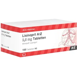 Lisinopril AbZ 2,5 mg Tabletten 100 St