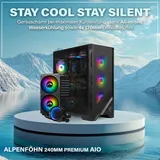 hyper byte Gaming PC Komplett Set 25" AMD Ryzen 7 5700G 32 GB RAM 1 TB SSD Radeon Vega 8 Win11 Pro