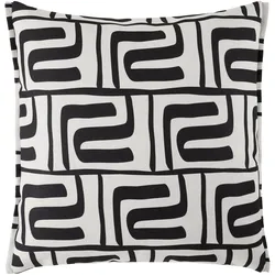 Zierkissen Ottawa Schwarz/Beige ca. 60x60cm