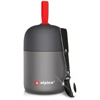 Alpina Thermobehälter für Essen - SPÜLMASCHINENFESTER Thermo Becher 530ml