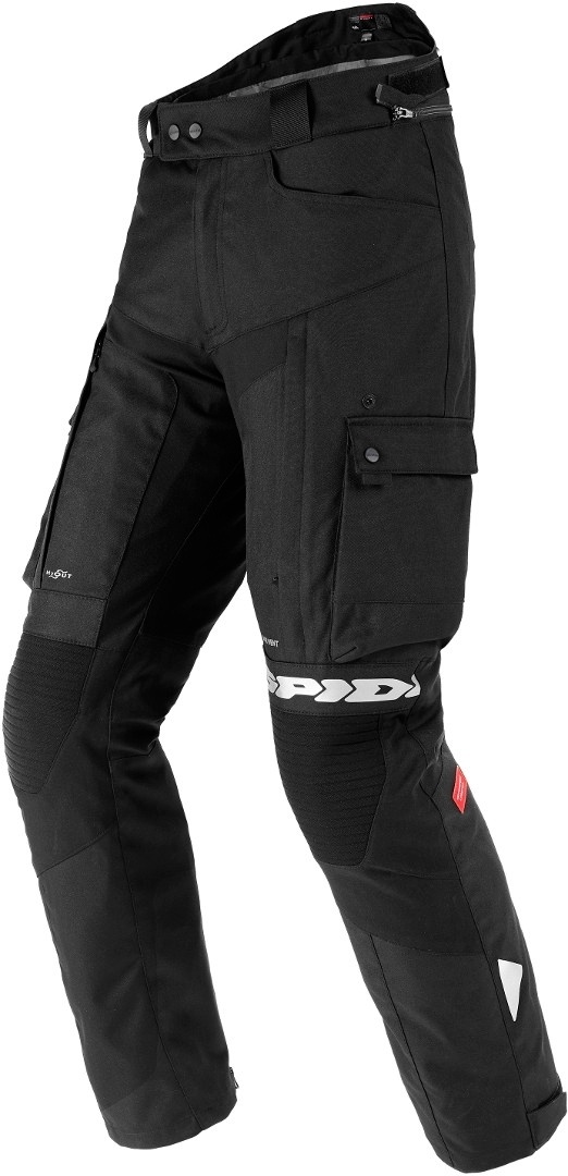 Spidi H2Out Allroad Motorfiets textiel broek, zwart, 4XL