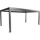 Biohort Pergola 6 m x 3,5 m Quarzgrau-Metallic
