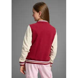 KangaROOS Sweatjacke in bordeaux/beigemeliert | Gr.: 176/182