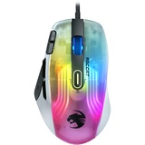 Roccat Kone XP - Gaming-Maus mit 3D-Beleuchtung und optischem Sensor mit 19.000DPI, Krystal 4D-Mausrad, Multi-Button-Funktionalität und AIMO RGB-Beleuchtung, weiß