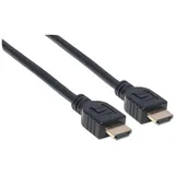 Manhattan HDMI Anschlusskabel HDMI-A Stecker, HDMI-A Stecker 5.00 m - Black
